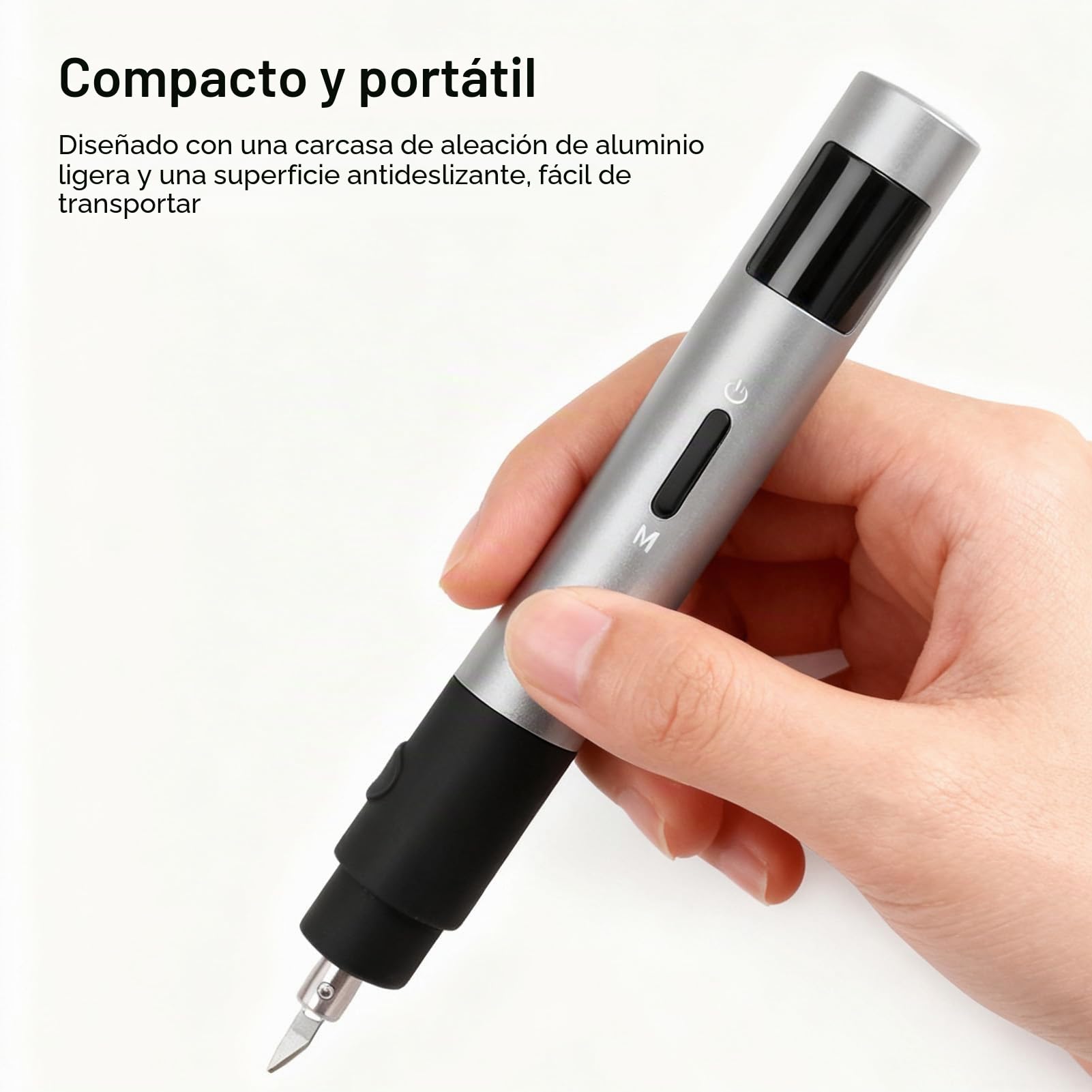 Cortador Ultrasónico 40KHz, 3 Velocidades Ajustables, Cuchilla de Aleación de Titanio para Corte de Precisión de Plexiglás, PCB, Fibra de Carbono, Cuero, Resina de Impres