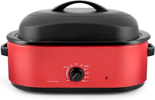 Horno asador de 18 cuartos con tapa de cúpula alta, electrodomésticos de cocina de placa roja caliente, horno eléctrico, electrodomésticos, Horno