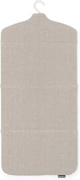 Brabantia - Foldable Steam Board - for High Pressure Clothes Steaming - Solid Heat Resistant Surface - Versatile Hanging Hook - Easier Steaming with Handheld Steamers - 36 x 16 inches - Gray