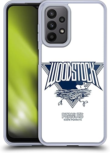 Vista 214 de Head Case Designs Officially Licensed Peanuts Woodstock Insignia Rock Tees Gel Case [Military Grade Protection] Compatible with Samsung Galaxy S22+
