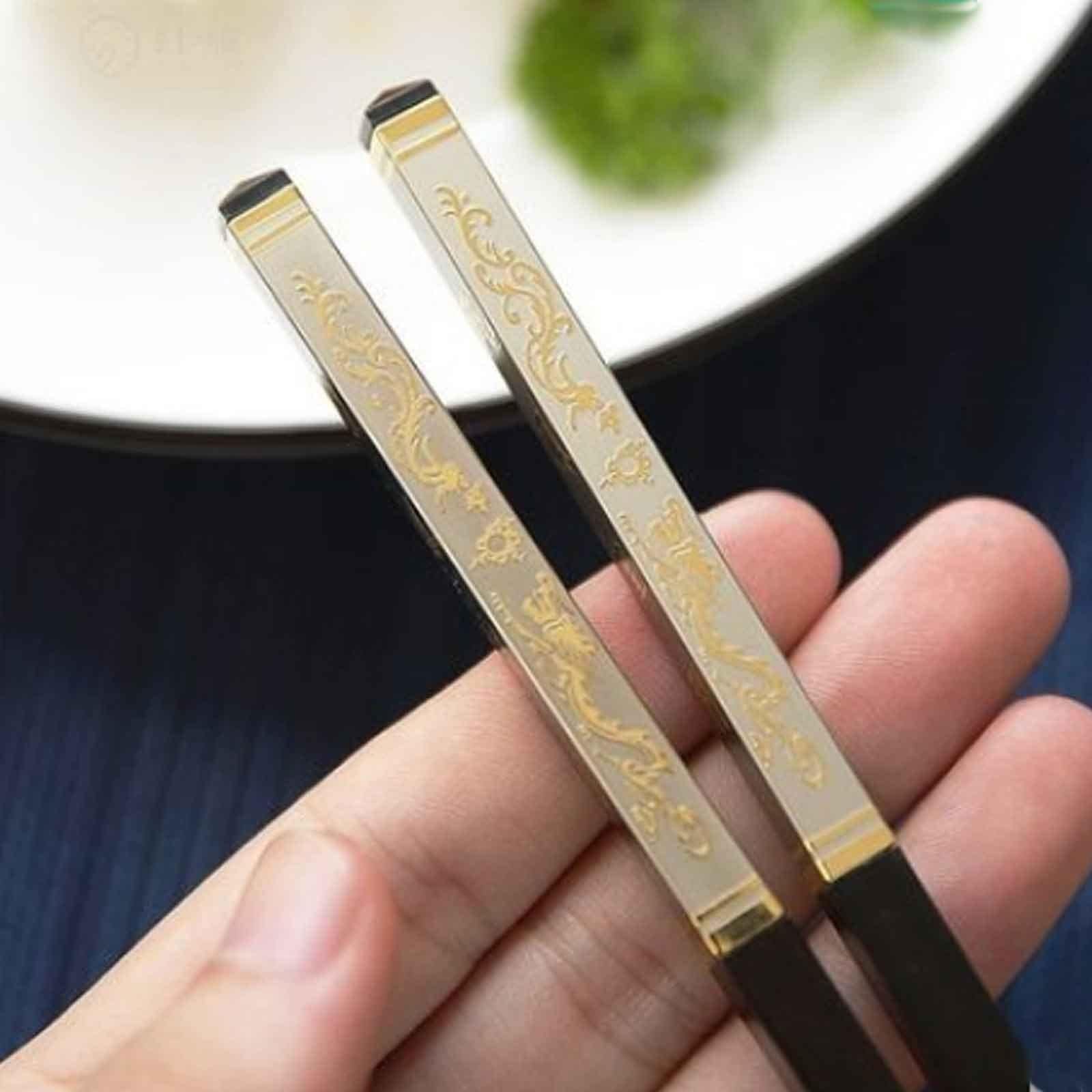 baguettes japonaises cooking chopsticks Baguettes réutilisables Antidérapantes Passe au lave-vaisselle Réutilisables Résistant à l'usure