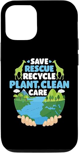 Vista 4 de iPhone 13 Pro Max Earth Day Save Rescue Recycle Plant Clean Environment Planet Case