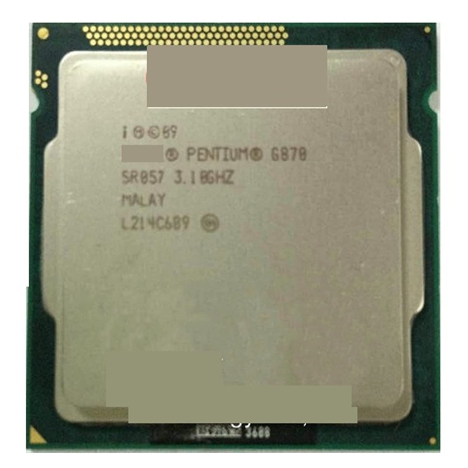 Processeur P G870 Intel Pentium Dual-Core 3.1GHz Socket LGA 1155 CPU de Bureau Testé