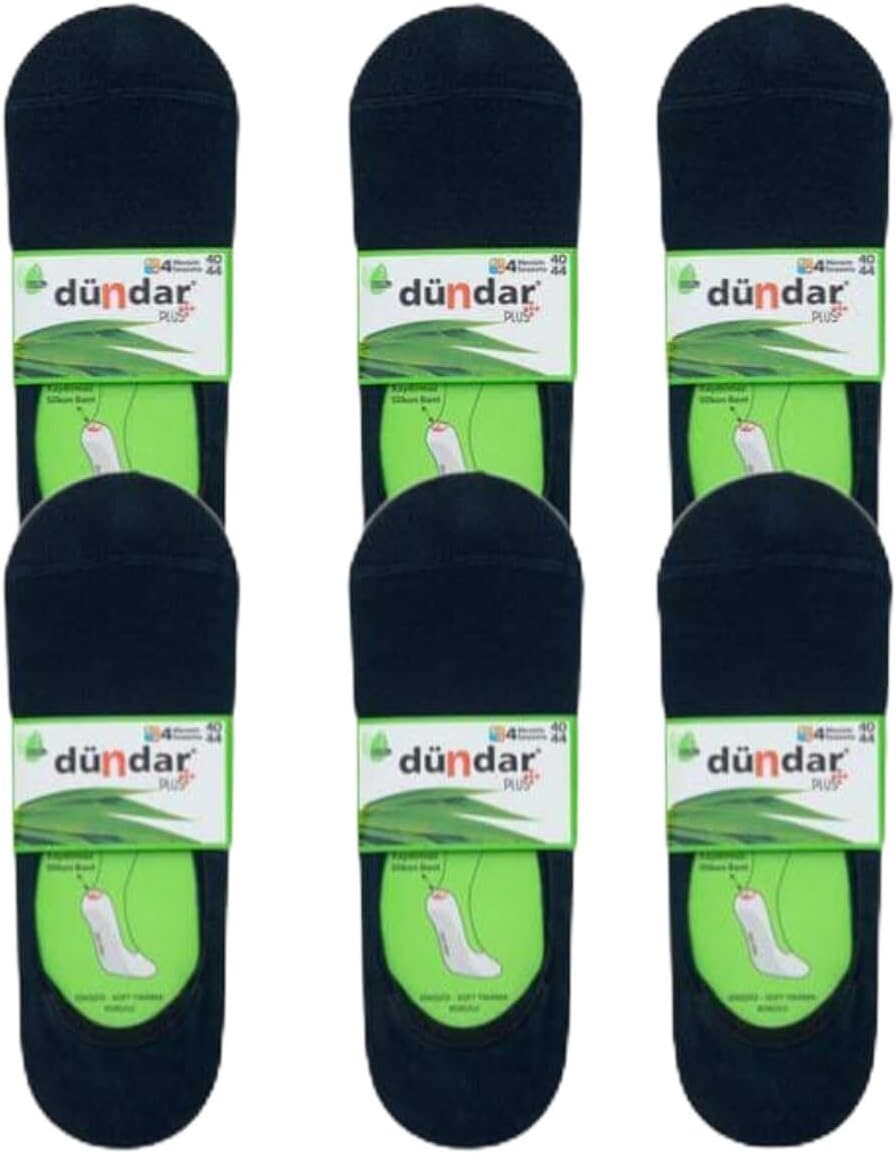 Socks 6-Pair Set Low Cut Ankle Socks Soft Comfortable Everyday Wear, 36-40 - Multiple Options
