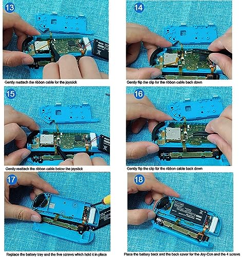 Image of New World Replacement Joystick Analog Thumb Stick Repair Kit for Nin-tendo Switch /Switch OLED Model /Switch Lite Joy-Con Controller