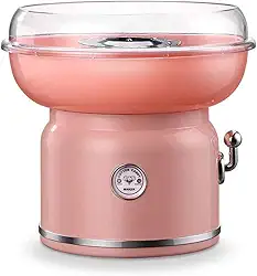 Máquina de algodão doce, máquina profissional doméstica de algodão doce, máquina de algodão doce duro, para crianças, festa de aniversário, presente de festival, verde