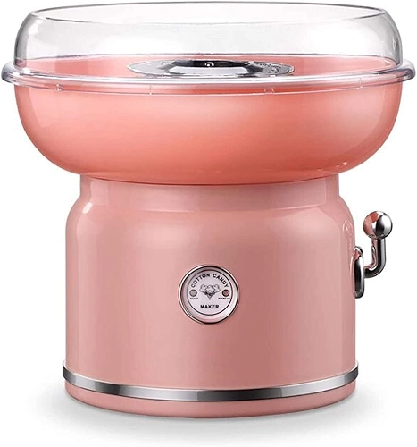 Máquina de algodão doce, máquina profissional doméstica de algodão doce, máquina de algodão doce duro, para crianças, festa de aniversário, presente de festival, verde