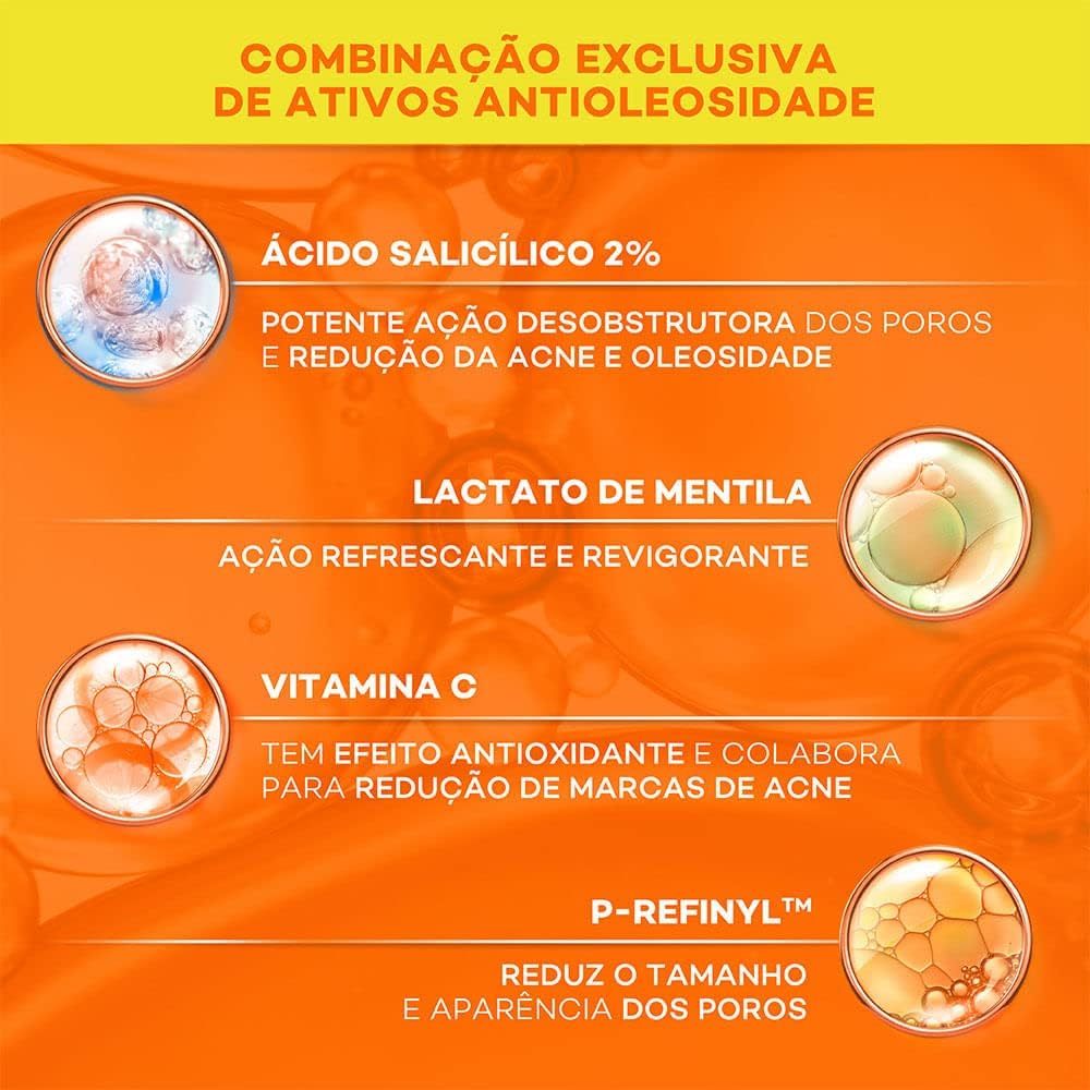 Darrow Actine Gel de Limpeza Dermatológico Facial com Ácido Salicílico, Vitamina C e Lactato de Mentila, Redução de 86% da Acne e -90% Oleosidade Imediatamente, 300g refil Darrow Actine Gel de Limpeza Dermatológico Facial com Ácido Salicílico, Vitamina C e Lactato de Mentila, Redução de 86% da Acne e -90% Oleosidade Imediatamente, 300g refil