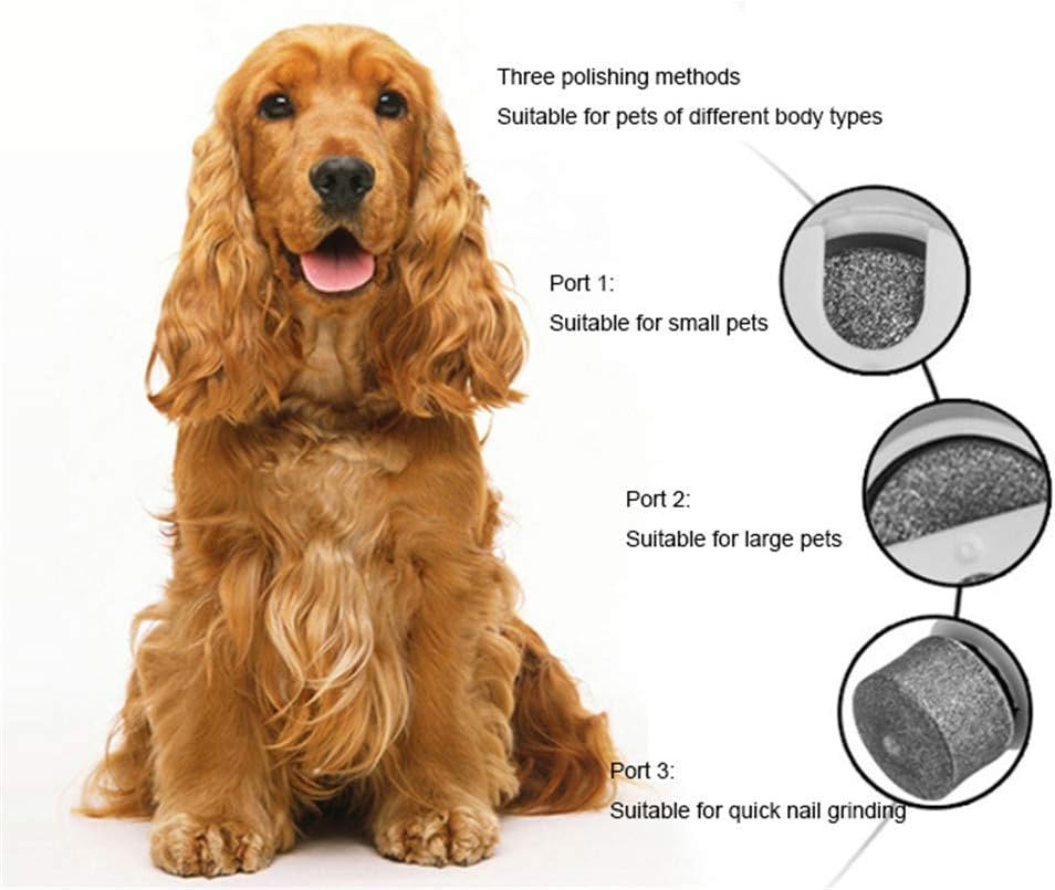SGSG Quiet Painless Dog Nail Grinder,Pet Nail Trimmer,Powerful Dog Nail Trimmer,Pet Nail Trimmer Grinder,Dog Nail Care,Dog Nail Clippers,Dog Nail File