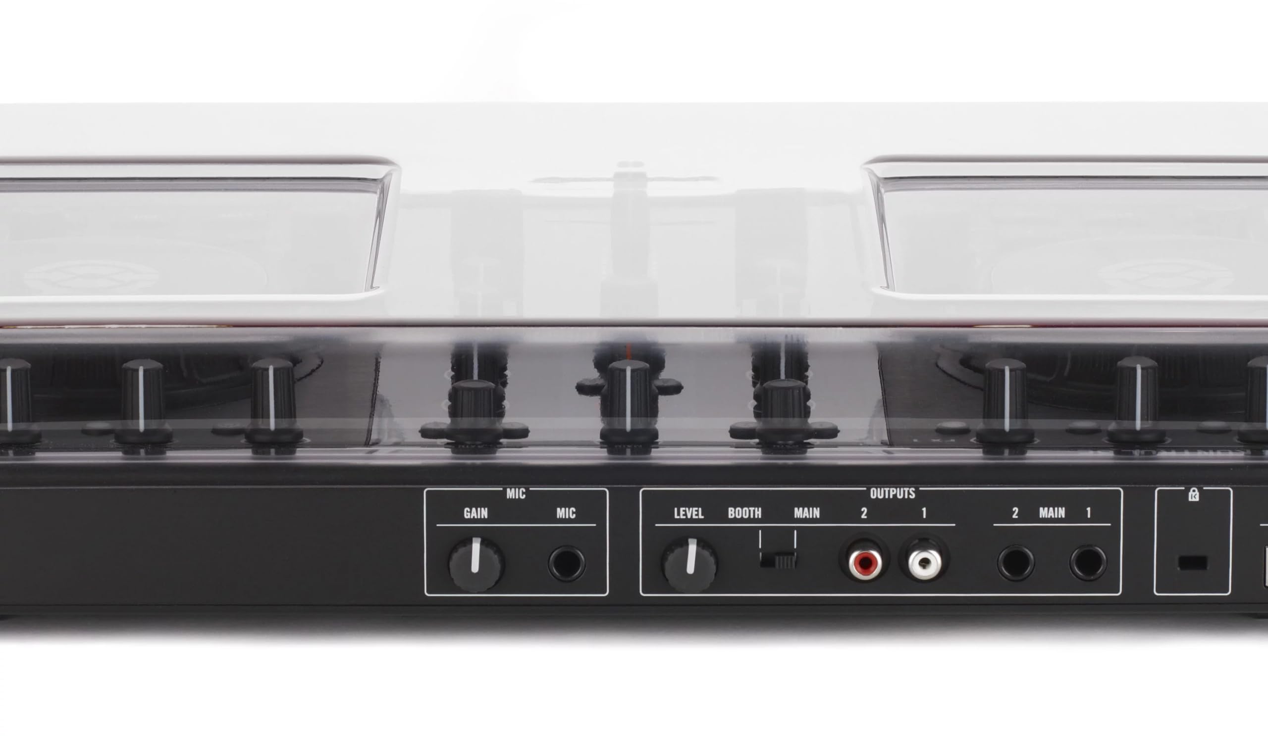 DeckSaver KONTROL S2 TRANSP - Estuche para mesa de mezclas, color transparente