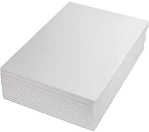 16 Fogli Di Polistirene Espanso 5mm - 297x420mm Per Artigianato E Imballaggi