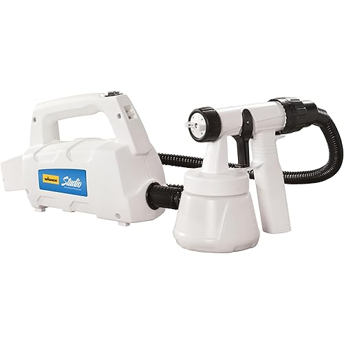 Wagner Spraytech 0529033 Home Décor HVLP Paint Sprayer, Chalk Paint Spray Gun, Milk Painting Tool, Latex Paint Spray for Home, Control Spray Painting Gun, Finish Sprayer, White, Studio Home Décor