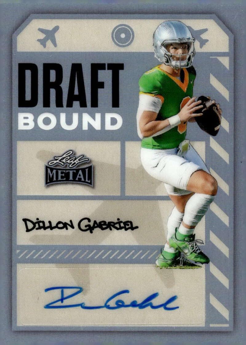 DILLON GABRIEL RC AUTO 2025 Leaf Metal Collection Autograph Draft Bound 19/31 Browns NM-MT Football