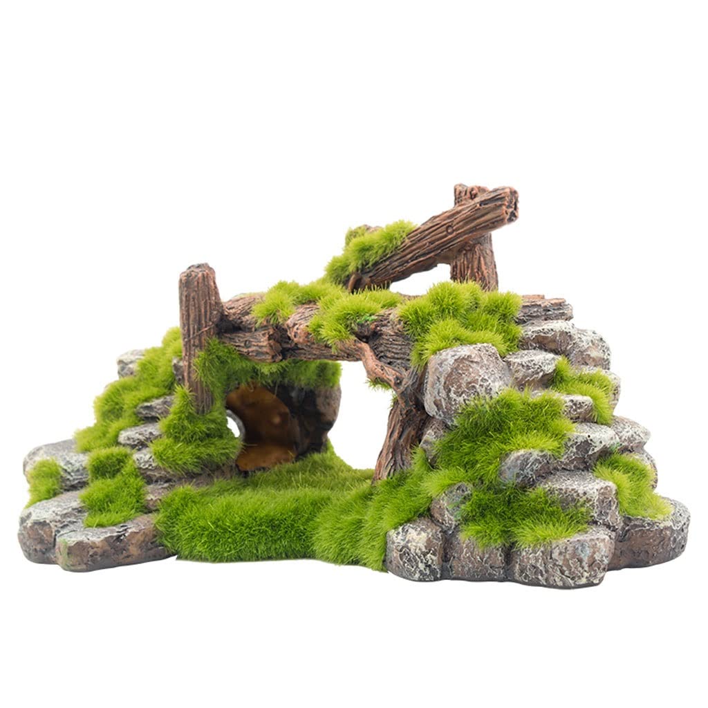 FMURY Pont de rocaille pour aquariums - Décoration d'aquarium - Accessoires pour aquarium