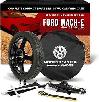 Modern Spare - Fits 2020-2024 Ford Mach-E Non GT - Complete Kit With Case