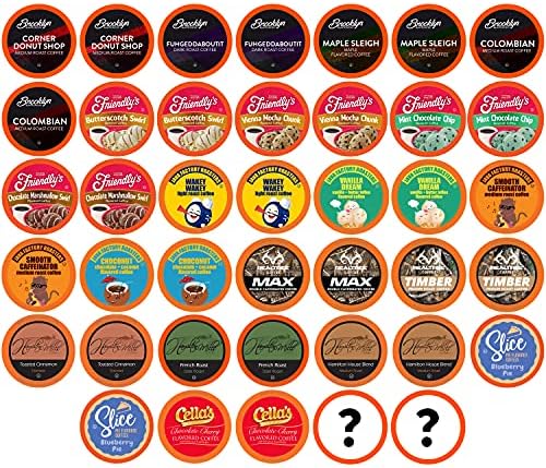 Two Rivers Coffee Mega Coffee Lovers Pods, Compatible with K Cup Brewers Including 2.0 Pods, Mega Coffee, 40 Count,TRC MS40