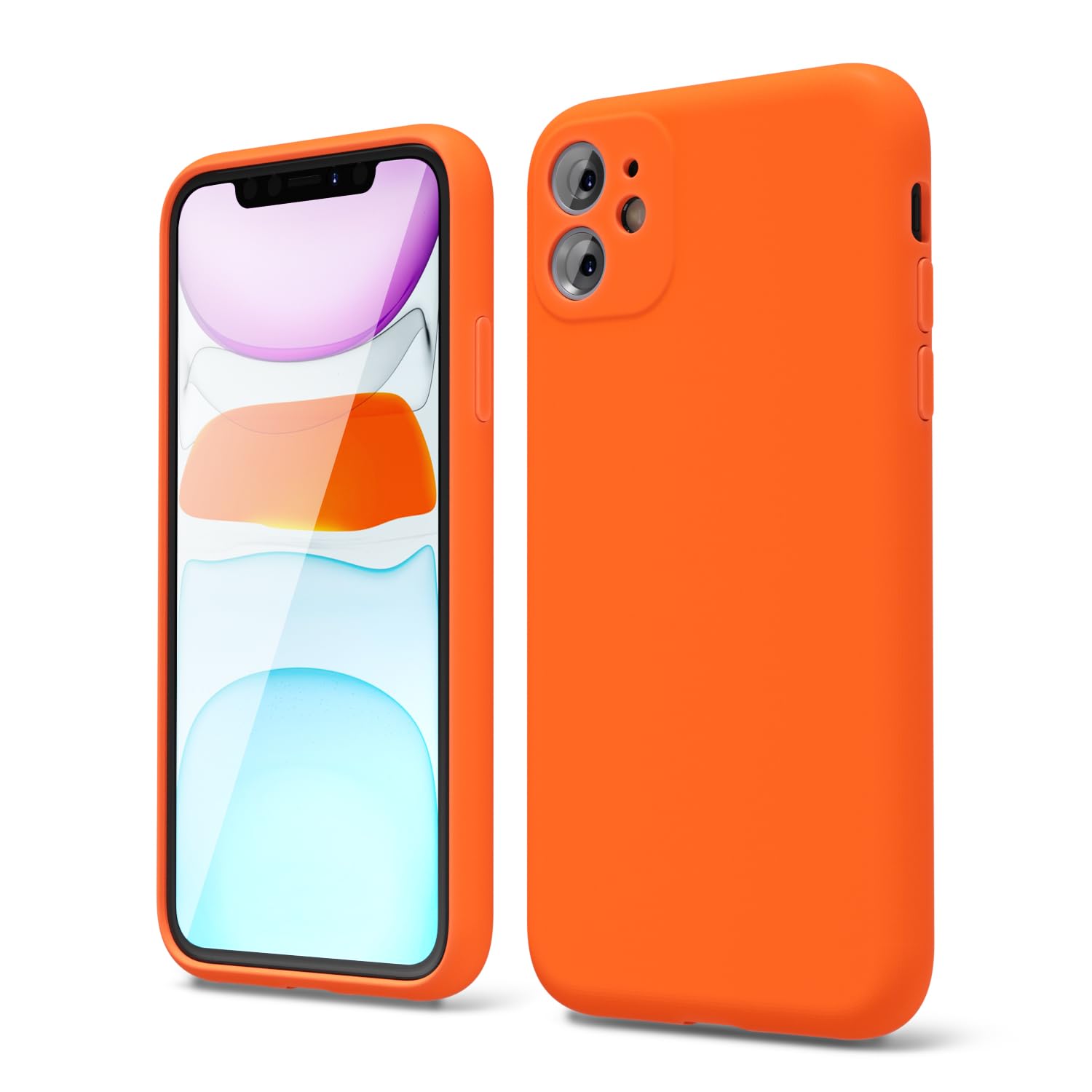 oakxco for iPhone 16 Pro Max Case Liquid Silicone, Soft Rubber Gel Elegant Aesthetic Basic Simple Cover, Cute Thin Slim TPU Matte Solid Color Plain Smooth Case for Women Girl, Light Pink — view 1599