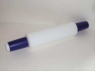 Tupperware Rolling Pin in Blue and White