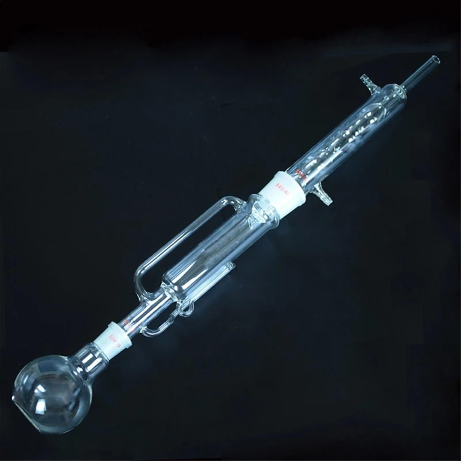 Sphärisches Soxhlet-Gerät mit Allihn-Kondensator, Soxhlet-Extraktor, Labor-Extraktionsgerät, Extraktor(250ml) | 250ml