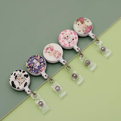 Vista 48 de 15 carretes retráctiles para insignias, soporte para tarjetas de identificación, clip retráctil, accesorios de carrete de insignia de enfermera