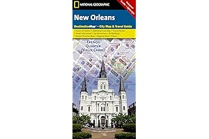 New Orleans Map (National Geographic Destination City Map)