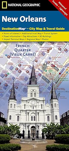 New Orleans Map (National Geographic Destination City Map)