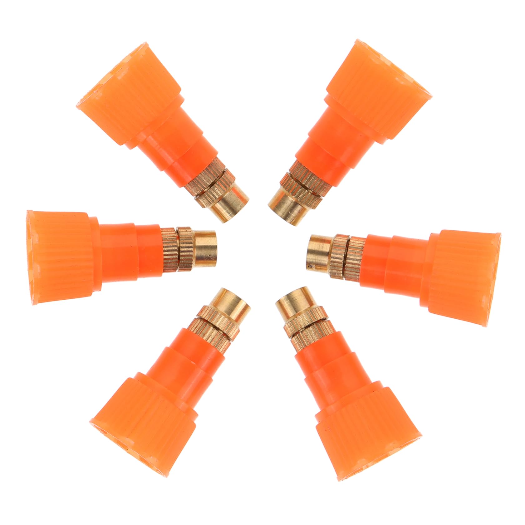 FONDOTIN 6Pcs Spray Bottle Nozzle Replacement for Sprayers Watering Nozzle Caps for Plants Easy Install Fine Water Control