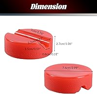 Vista 2 de Almohadilla de Gato de Coche Adaptador de Piso Protector de Marco Ranurado Herramienta de Elevación Disco Protector de Soldadura de Pellizco