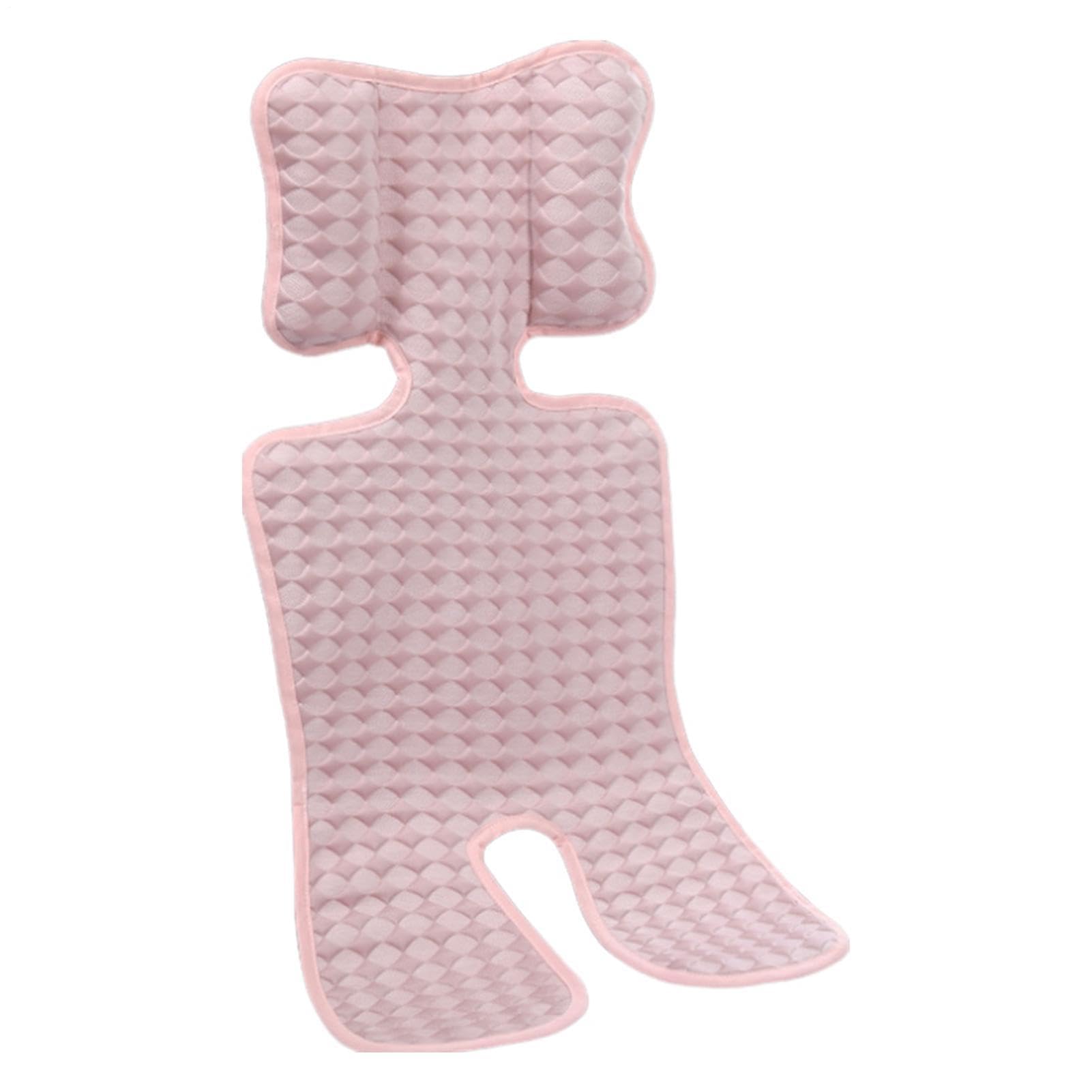 70x35 Cm Alèse Rafraîchissante Poussette | Coussin Siège Auto Bébé Été 140g, Housse Chaise Haute Anti-Transpiration, Tapis Frais Lavable En Machine, Nid D‘Ange Frais Siège Auto Poussette Rose