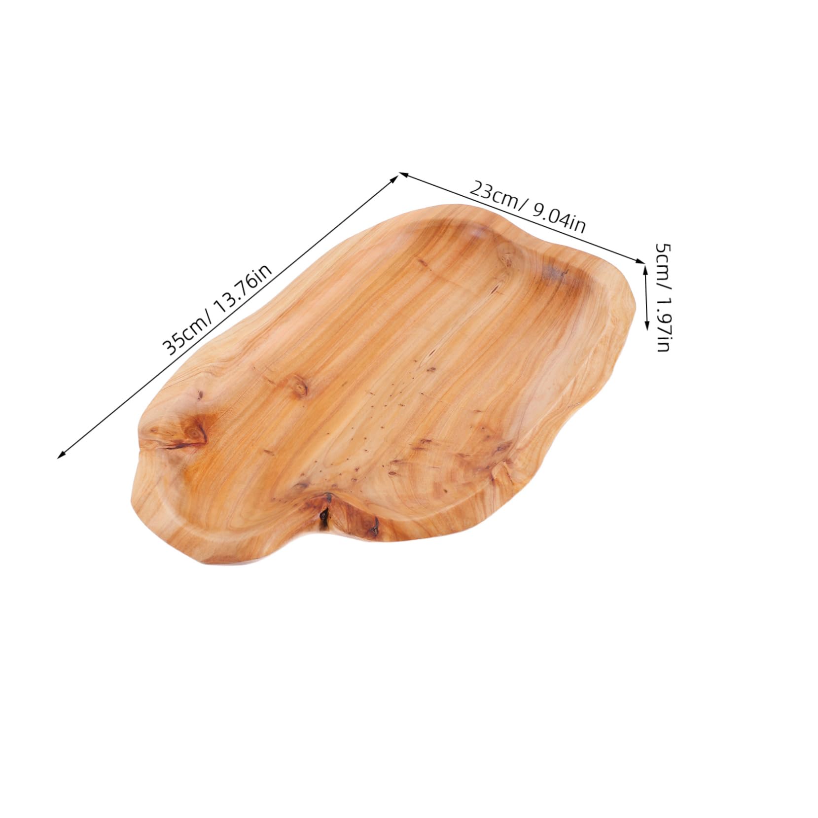 Veemoon Bandeja Decorativa Bandeja Pequeña para Baño s para Centros De Mesa De Desayuno Expositora De Aperitivos Pequeña para Servir De Cocina Madera
