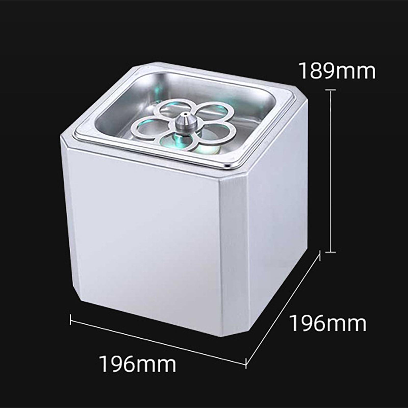 Refrigeratore di vetro, CO2 Froster con luce LED, congela rapidamente il vetro fino a -45°C in 6 secondi, ideale per vino, birra, cocktail e bevande miste, conserva il sapore originale