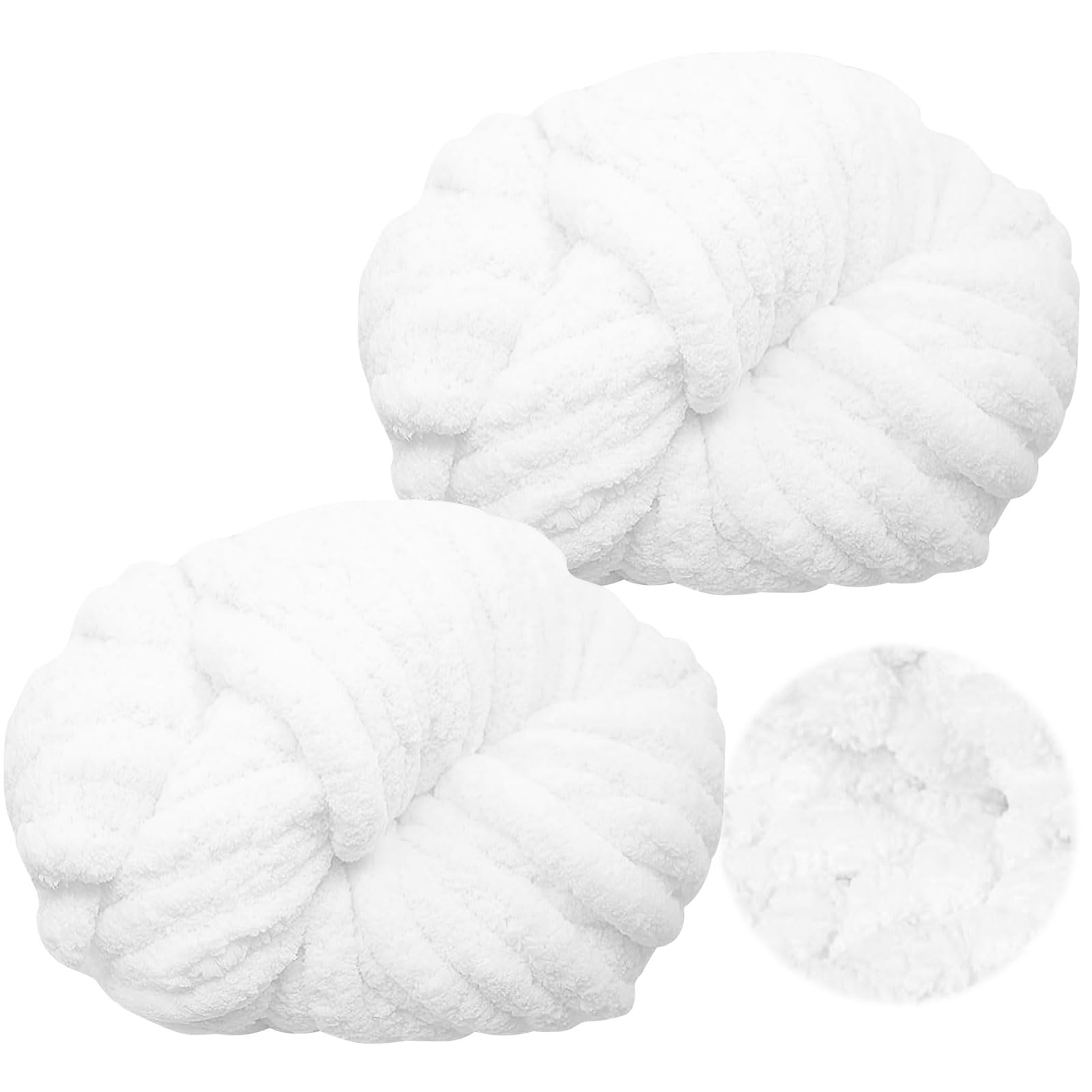 Spesso filato di lana 500 g (250 g x 2) circa 54 m, Chunky Yarn super morbido, maglia grossa, filo di morbido lana per uncinetto coperta