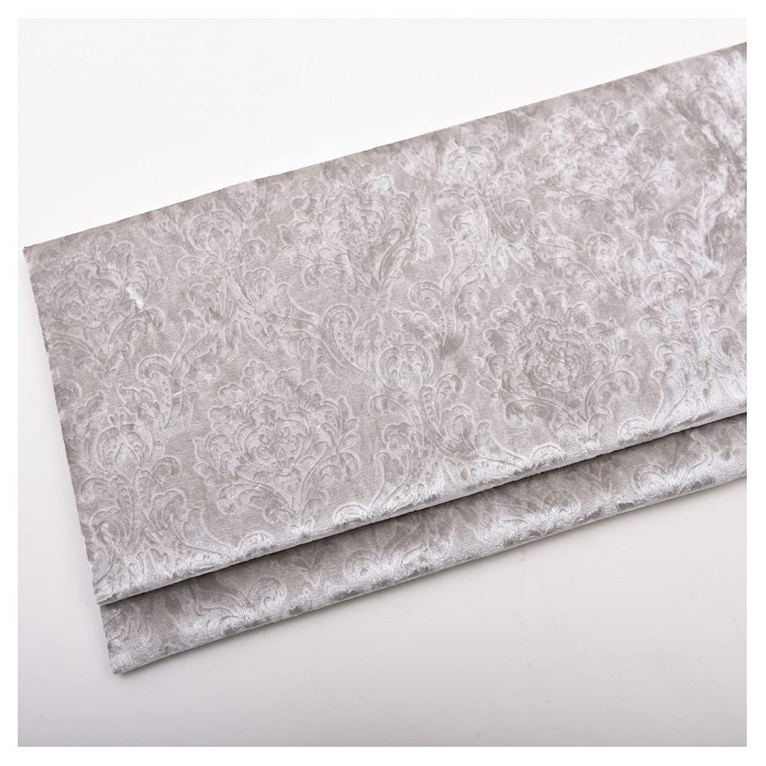 Tessuto Di Velluto Schiacciato 150cm Larghezza 2 Vie Elastiche Tessuto Di Tappezzeria In Velluto Per L'arredamento Della Casa, Cucito Fai Da Te, Divano Coprisedile Per Se(Color:rosy Red 11,Size:1m - Foto 9