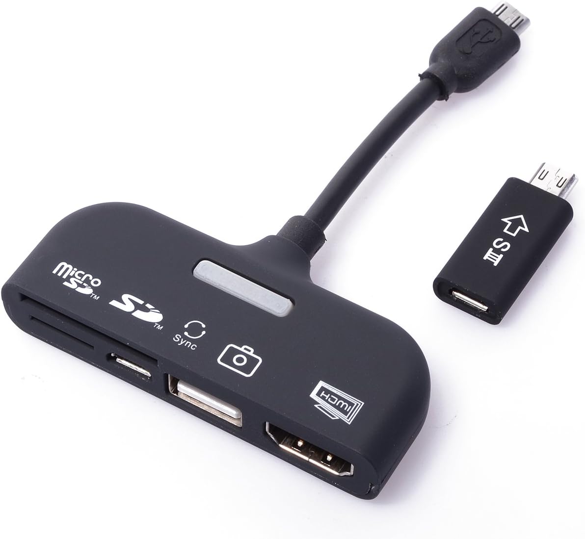 XCSOURCE 5in1 MHL Micro USB to HDMI Adapter Cable Sync for Samsung Sony LG HTC One Galaxy S5 S4 Note 2 3 AC148