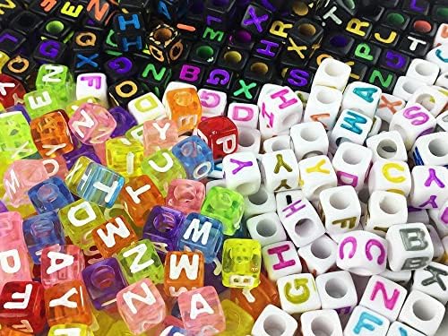 Amazon.co.jp: ノーブランド品 アルファベット ビーズ キューブ形 6mm 300個 3タイプ （AP0005） : ホビー