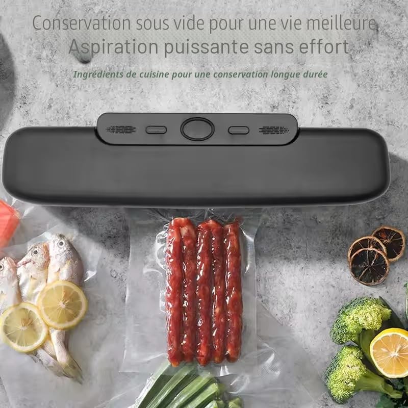 Scellage sous vide One Touch automatique sec et humide noir - 3