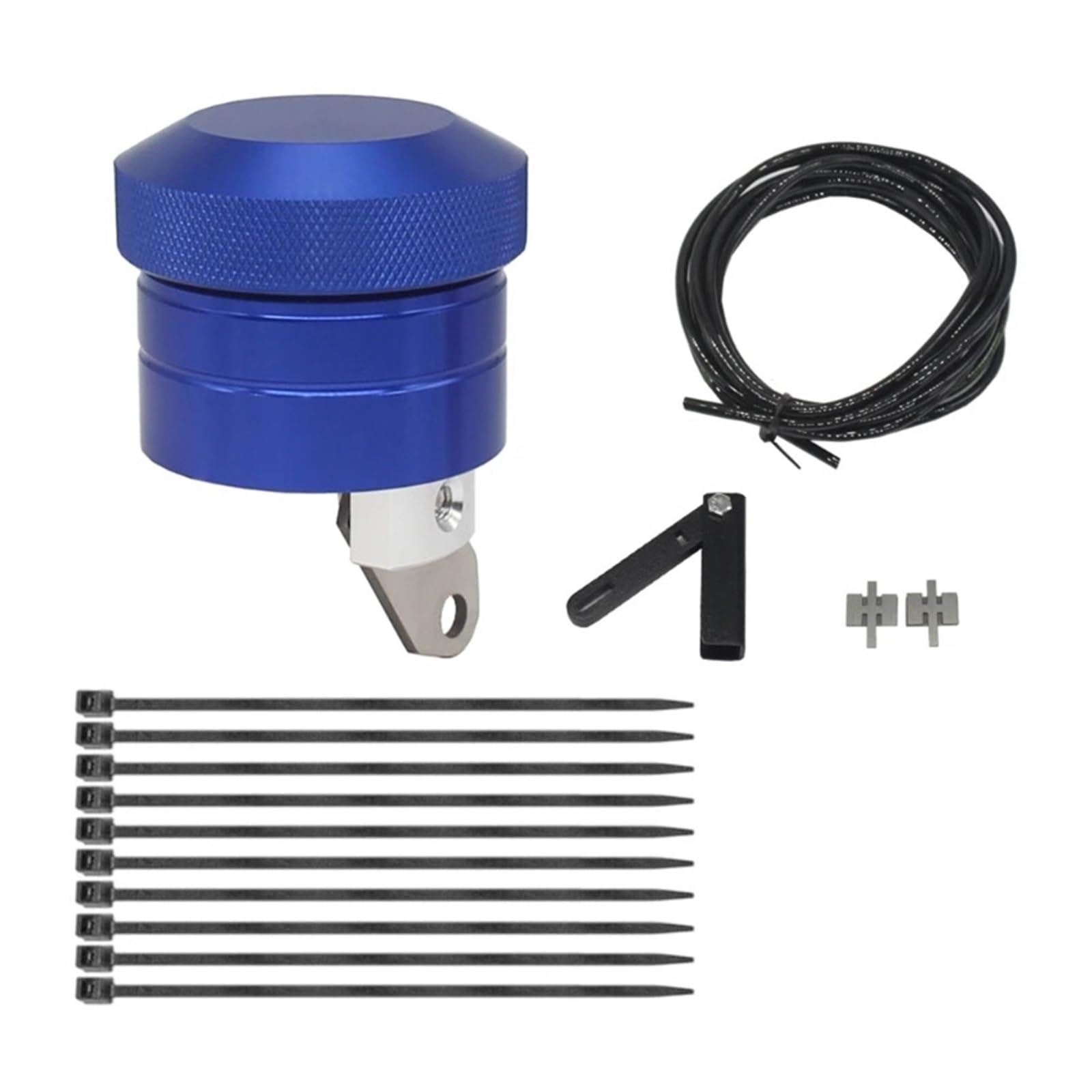 Motorrad-Kettenöler-Öler-Set, Universal-Motorrad-Schmiersystem, Kettenöler, kompatibel mit – Fahrrad(Blue)