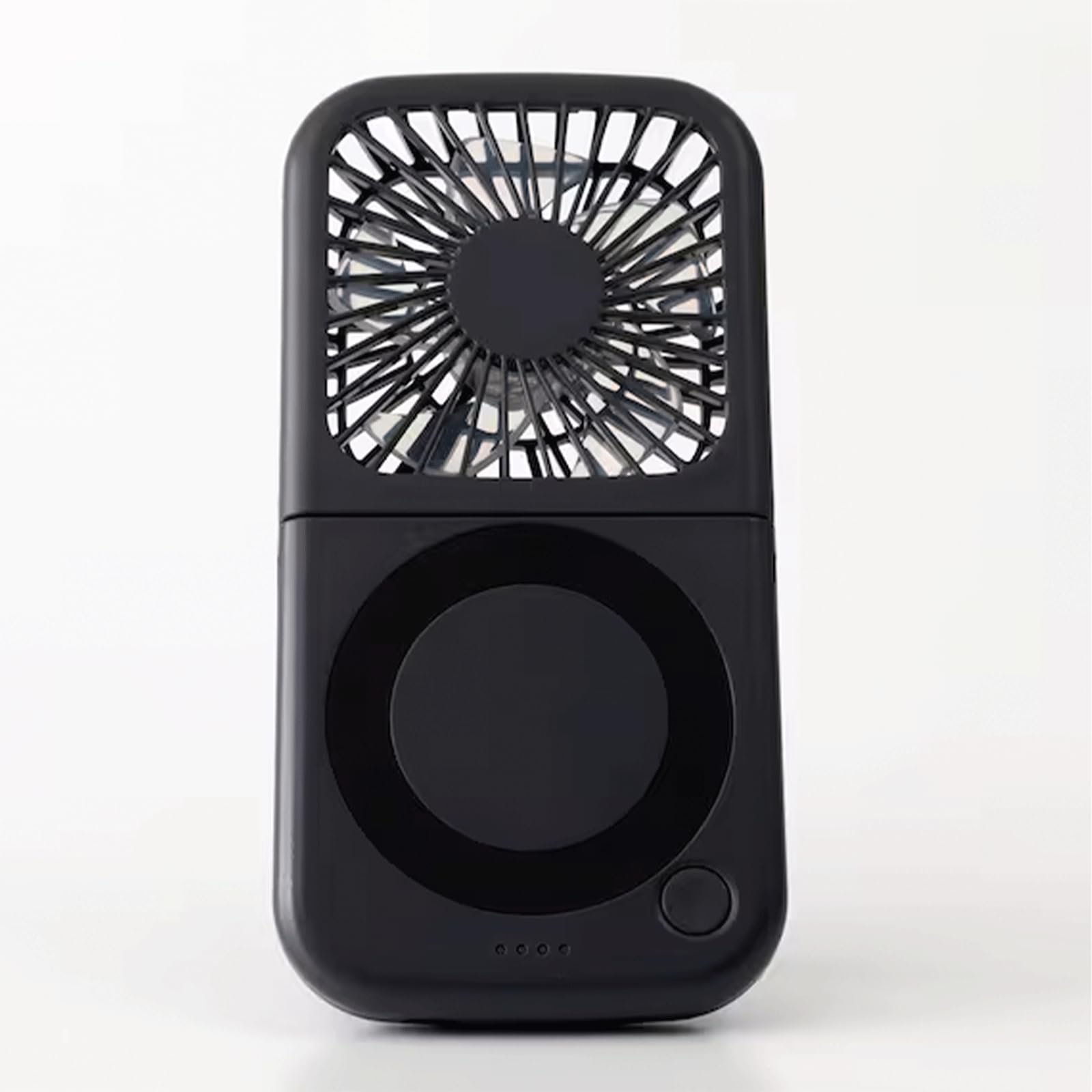 Amazon | ニトリ 充電式 4WAY クイックファン ブラック 首掛け 小型