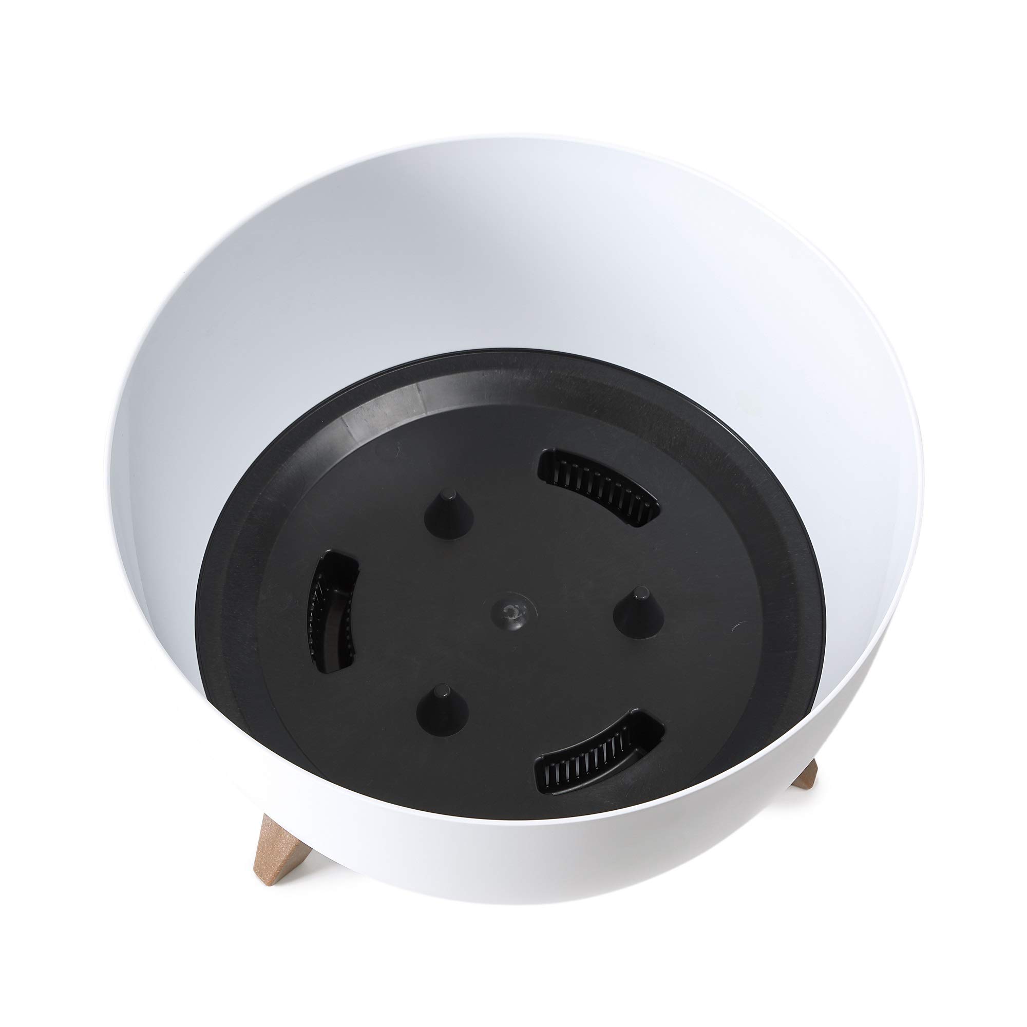 LECHUZA Vaso Fioriera Rondo 32 ALL-IN-ONE Bianco