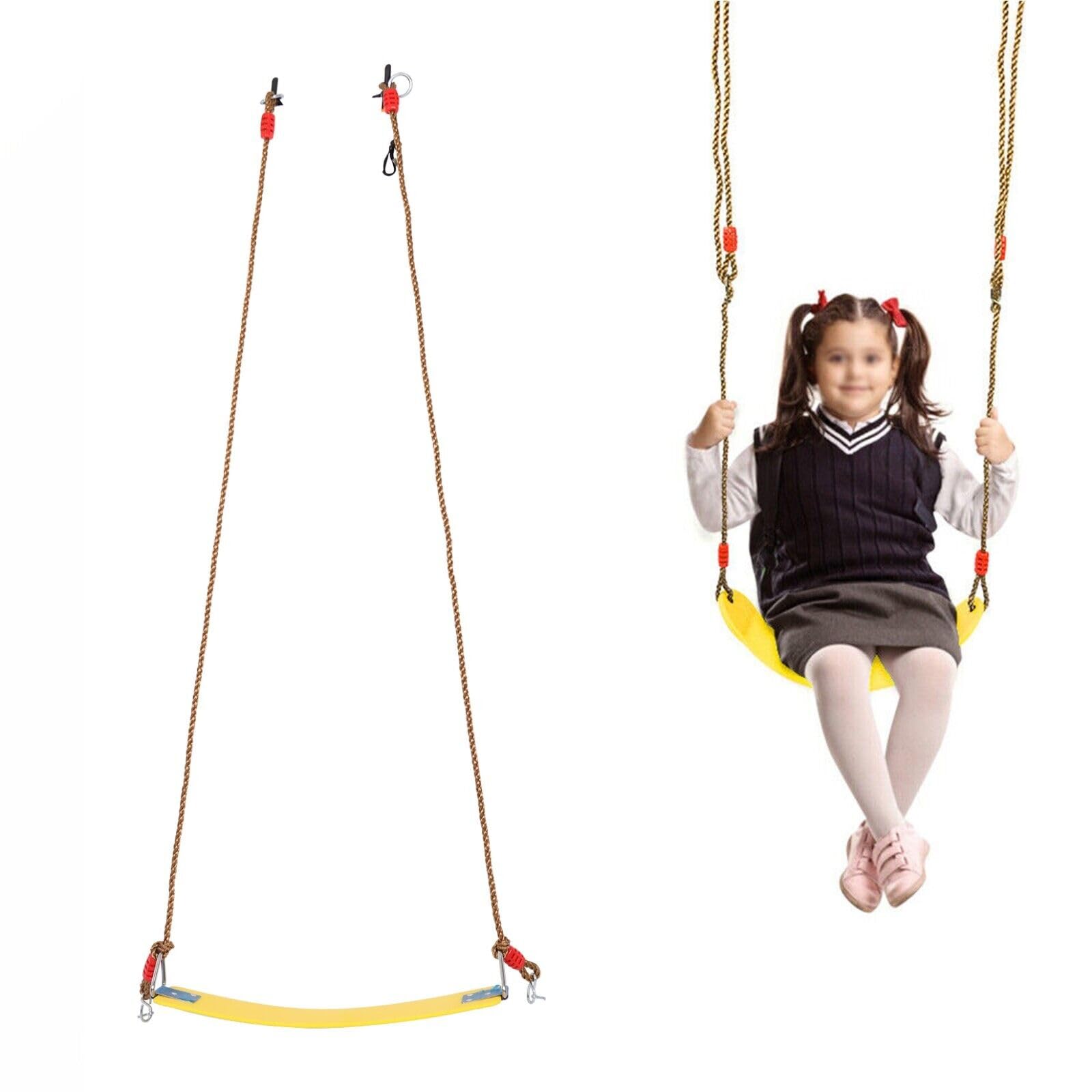 HYGRAD Kids Garden Swing Seat - Childrens Outdoor Swing Seat with Belt, Garden Games and Climbing Activities for Fun Outdoor Kids Play Equipment