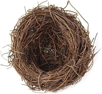 Easter Bird Nest Anti-Scratch Decorative Lightweight Egg Decoration Prop Easter Bird Nest Compatible with Crafts 6 cm, Artificial Flowers Artificial Plants and Flowers Easter