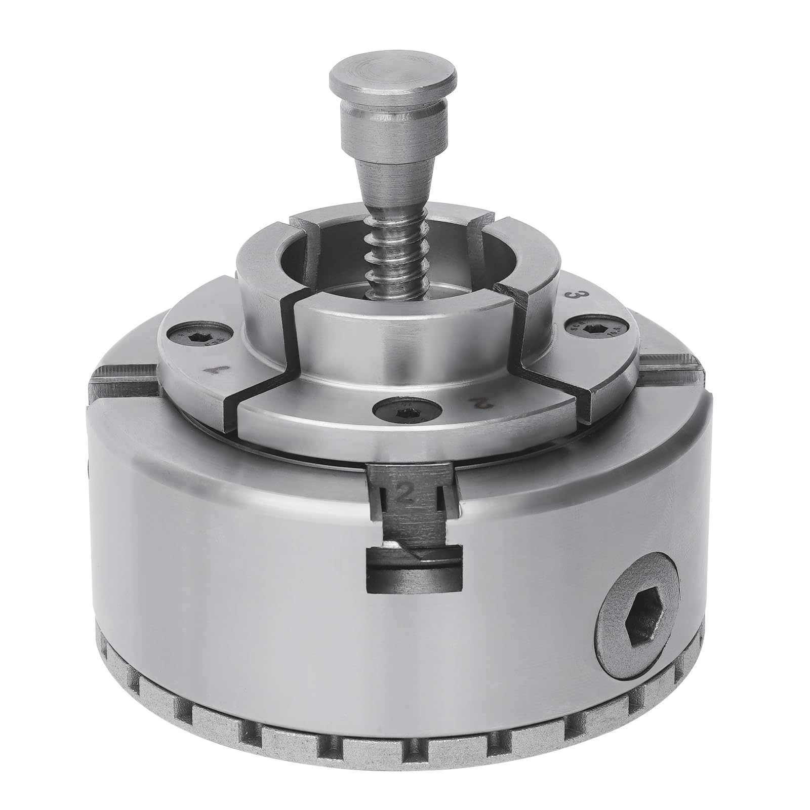 4-Backen-Spannfutter, Selbstzentrierendes Spannfutter, Backenfutter Drechselfutter M33 mit Zentrale Verstellfunktion Präzisionsfutter FüR Drechselbank Drechselmesser
