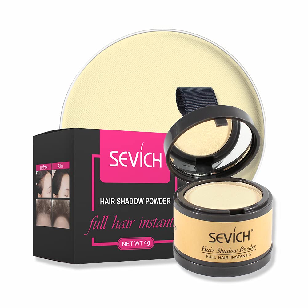 Amazon.com: Instantly Hairline Shadow - SEVICH Hairline Powder, Quick Cover  Grey Hair Root Concealer, Eyebrows & Beard Line, Hair Root Touch Up for  Thinning Grey Hairline, Windproof&Sweatproof, Light Blonde : Beauty &
