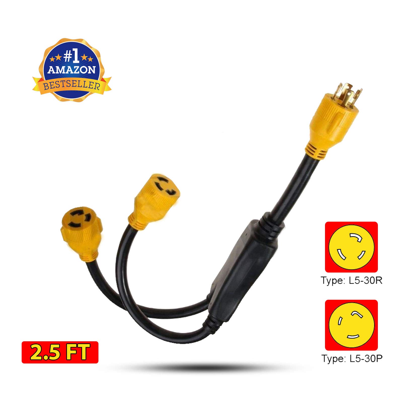 Buy Generator Twist Lock RV Power Adapter Cord Y Adapter Extension RV Y