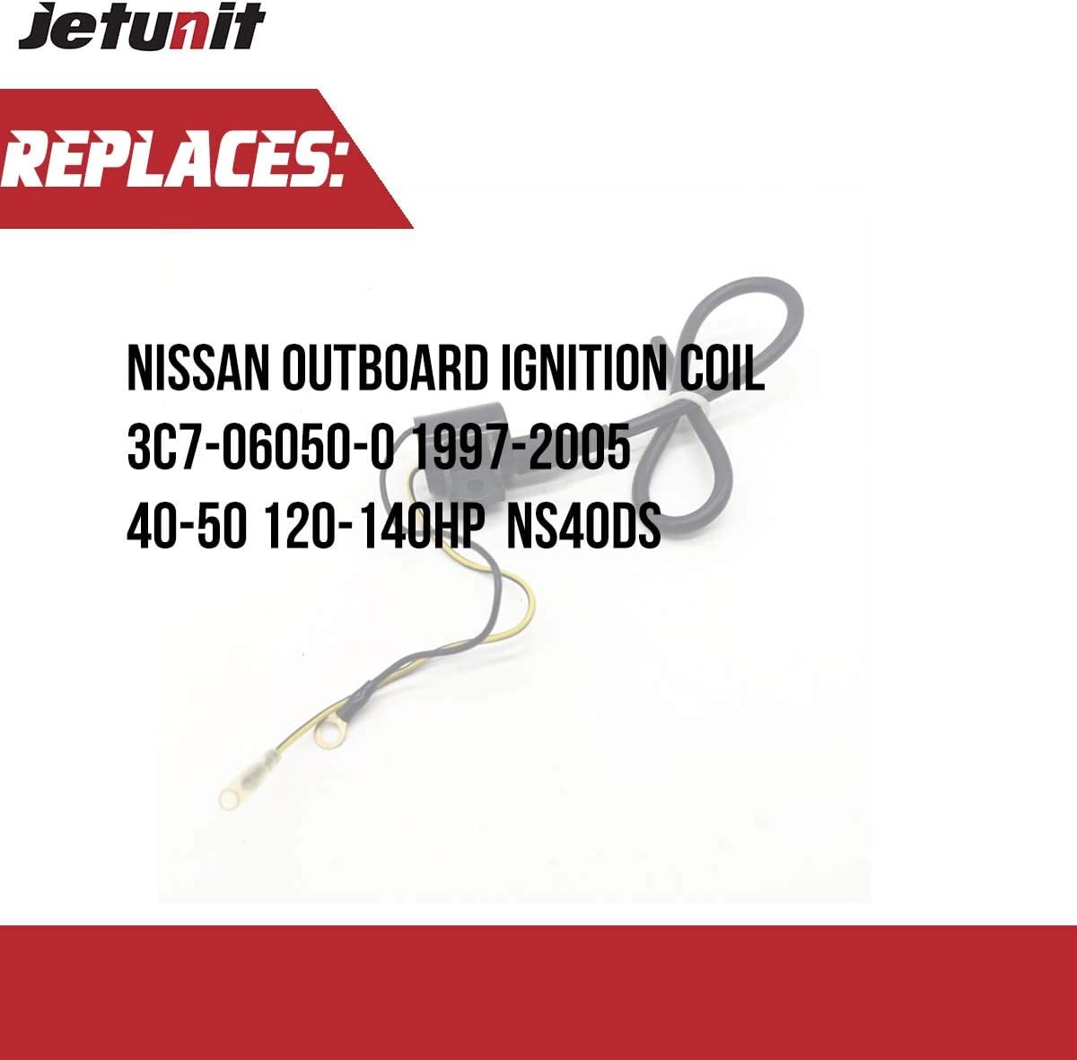 Ignition Coil for Tohatsu/Nissan 40 50 60 70 115 120 140HP Outboard 2-Stroke 3C7060500 3C8060480 3C8060480M 3C7060400 2002 2003 2004 2005