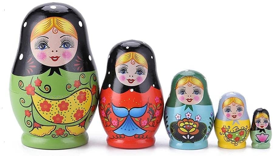 Amazon.co.jp: 面白い 入れ子人形の装飾ロシアのマトリョーシカ