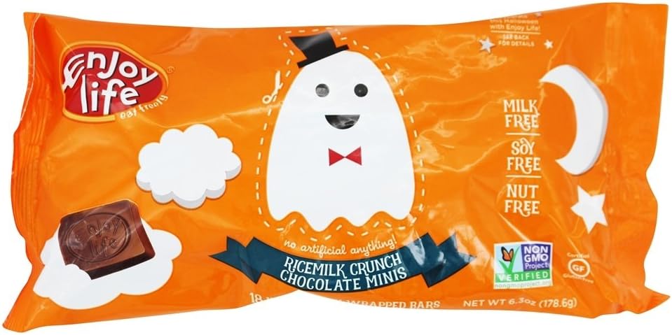 Enjoy Life Foods - Halloween Chocolate Minis Ricemilk Crunch - 18 Bars