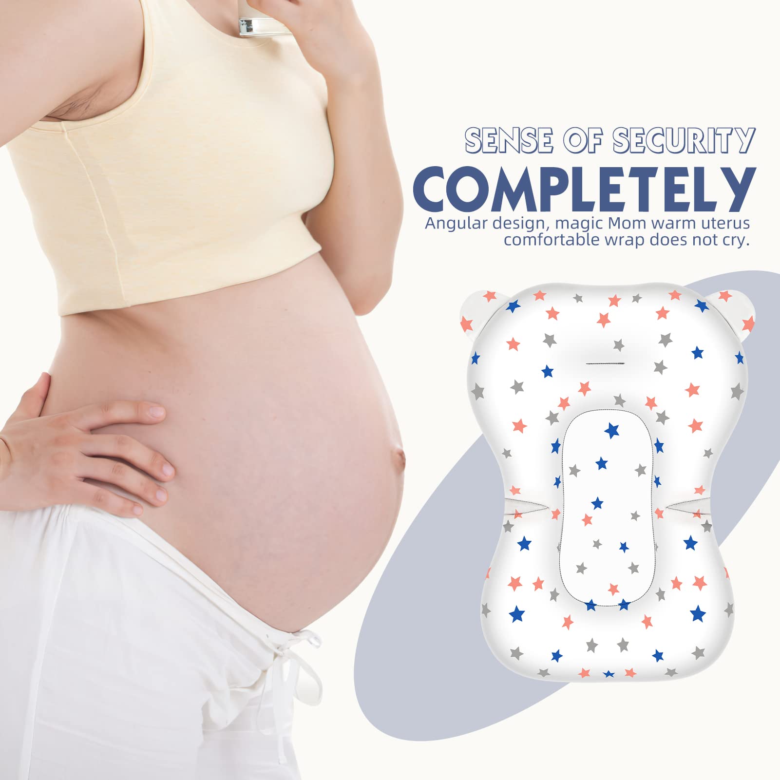 Coussin de Bain Bebe Transat Pour Baignoire pour bébé Siege Matelas Reducteur Baby Réducteur Siège Hamac Baignoires Adaptateur Oreiller
