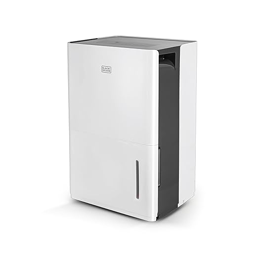 BLACK+DECKER 22‑Pint Portable Dehumidifier for Basements