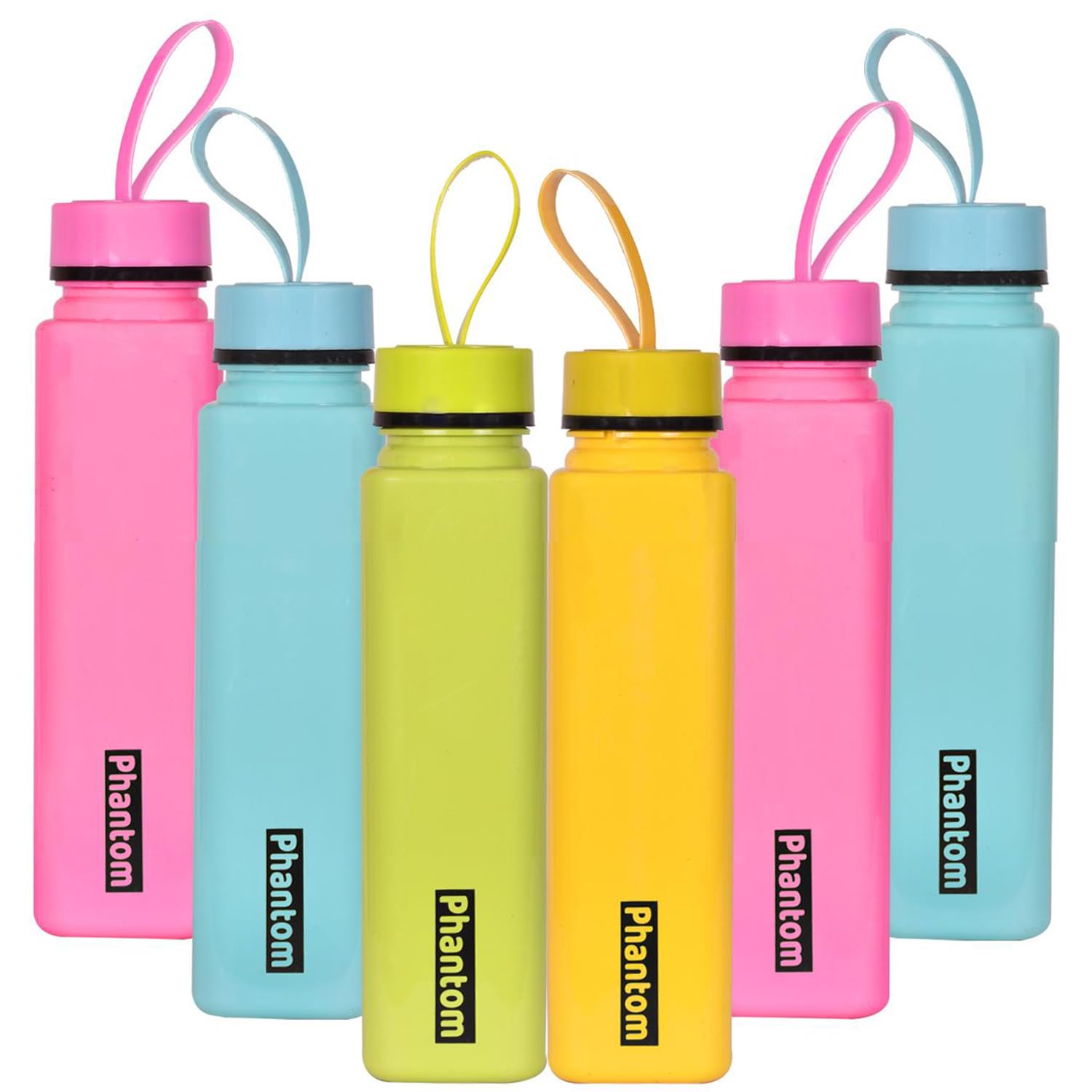 RIOZ Plastic Water Bottle 500 ml for Kids | Fridge | Home | Office | School | Set of 4 Pieces Combo | Phantom Design | Multi Color | 500ml Capacity | BPA Free | Food Grade | For Refrigerator (B0D5RQNB5V) Amazon Price History, Amazon Price Tracker